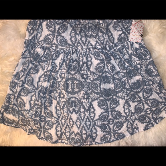 Free People Mimi Sleeveless Tunic Tank Top, Medium - Picture 6 of 11